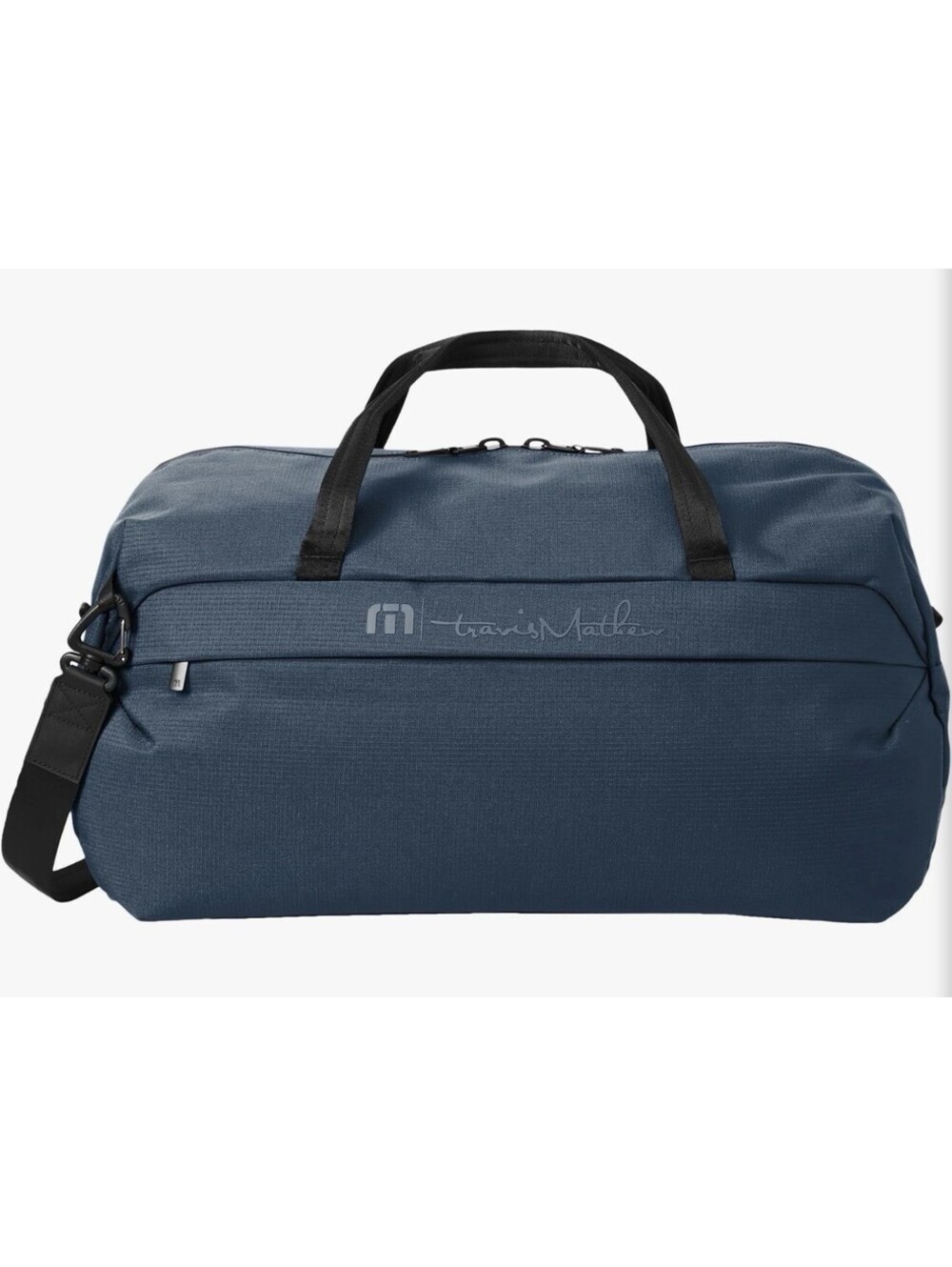 NEW! Travis Mathew Lateral Duffel Travel Navy Blue w/Logo  NWT